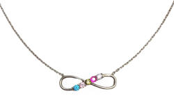 Flippy Colier Argint 925, Infinit cu Zirconii Multicolore 40 cm (teo-102845)