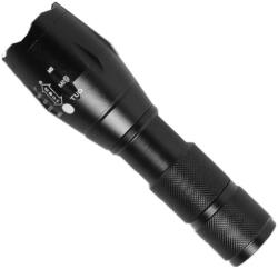Flippy Lanterna Power Bank LED, Flippy, Incarcare USB, Raza 300m, 5W, Model T9 Telescopic 14.7 -15.7 cm, Functie Zoom si Incarcare Telefon, Negru (teo-132862)