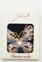 Flippy Martisor Brosa Medie, Jolie, Multicolora, Dimensiune Brosa 5 cm, Material Metal, Model Fluture (teo-134786)