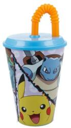 Forkids POKÉMON műanyag pohár szívószállal