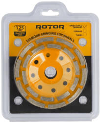ROTOR Disc cupa diamantata ROTOR 125mm rand dublu diamant (ETF-15981) Disc de taiere