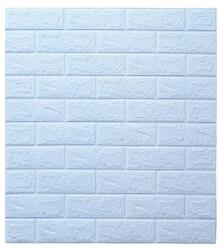 Flippy Set 10 Placi de Tapet, Flippy, Autoadezive, 70 x 77 cm, 3.5 mm Grosime, Suprafata Acoperita 5.3 mp, din PVC, Model Caramida, Albastru Deschis (teo-135747)