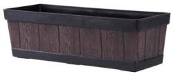 MAGIC MESH Virágláda 47 cm műanyag, fa hatás teak
