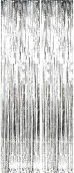 Flippy Perdea Franjurata, Flippy, Model Decor Petrecere, pentru Fundal de Poze, Amenajare Colorata a Petrecerii, Dimensiune 100x200 cm, Argintiu (teo-132497) Fata de masa