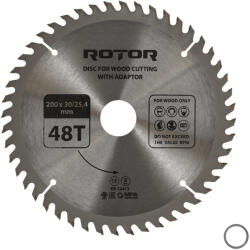 ROTOR Disc taiat lemn ROTOR 200 30 25, 4 cu adaptor 48T (ETF-16015) Disc de taiere