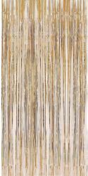 Flippy Perdea Franjurata, Flippy, Model Decor Petrecere, pentru Fundal de Poze, Amenajare Colorata a Petrecerii, Dimensiune 100x200 cm, Gold Sampanie (teo-132501) Fata de masa