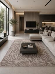 Sofia Covor Sofia 41006-1103, Marime 120 x 200 cm, Maro, Inaltime Fir 10 mm, Antialergic, Polipropilena, Living, Dormitor, Sufragerie, Birou Covor