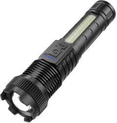 Flippy Lanterna LED Flippy P50 mare, Incarcare USB, 10W, 2 Surse de Lumina, 16 x 3.8 cm, Negru (teo-136135)