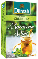 Dilmah Zöld tea, 20x1, 5g, DILMAH, Marokkói menta