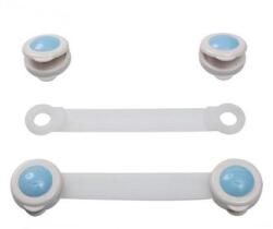 BabyOno Fiók- és hűtőzár Baby Ono 2 db - fehér