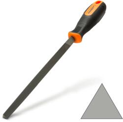 Handy Pilă triunghiulară pentru lemn și metal, granulație medie Pila