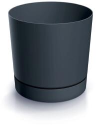Prosperplast Ghiveci Tubo P cu farfurioară 14, 8 cm - gri deschis