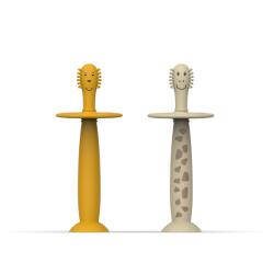 Matchstick Monkey PERIUȚĂ DE DINȚI PENTRU EXERSARE CU OPRITOR Variantă: GIRAFFE AND LION