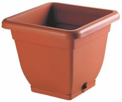 Heidrun Jardinieră din plastic cu tăviță HEIDRUN Bell 40 × 40 × 34 cm