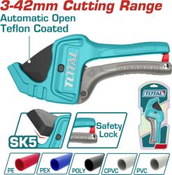 TOTAL - Cleste Pentru Taiat Tevi - 218mm - 3-42mm (tht53142) Cleste