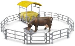 BRUDER Bruder, ferma cu un stog de fan si o figurina de vaca Figurina