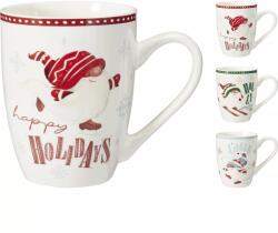 Gastro karácsonyi porcelánbögre 340 ml, különböző motívumokkal