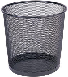 Q-CONNECT Cos metalic Mesh, pentru hartii, 12 litri, Q-Connect - negru (KF00873) - vexio Cos de gunoi