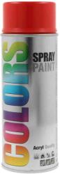 MOTIP Colors 408761 RAL 3020 közlekedési piros, fényes akril festék spray, 400ml