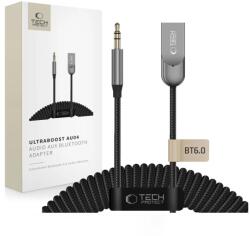 Tech-Protect Ultraboost AU04 Bluetooth 6.0 AUX hangadapter, szürke