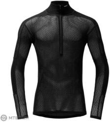 Devold Wool Mesh Pro Zip Neck póló, fekete (M)