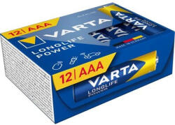 VARTA Elem, AAA mikro, 12 db, műanyagmentes, VARTA "Longlife Power (VEHEAAA12R) - tutitinta