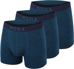 MOOA MerinoSilk 4in 3-pack férfi boxer M / kék