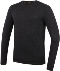 MOOA MerinoSilk 160 long férfi póló XL / fekete