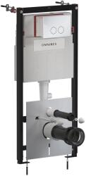 Omnires Flush Set Strongframe + Minimal cadru ascuns cu buton de acționare pentru vas wc suspendat STFWC1MRCR (STFWC1MRCR)