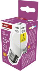 EMOS CLS Mini Globe, E27, 2, 2 W, 25 W, 250 lm, neutrální bílá (1525743440)