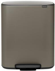 Brabantia Bo recipient pentru resturi 60 l gri 211409 (211409) Cos de gunoi