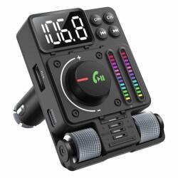 Realne Transmițător Auto FM Bluetooth 5.3 PD 30W Încărcător (RC-K-1625)