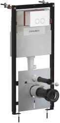 Omnires Flush Set Strongframe + Minimal cadru ascuns cu buton de acționare pentru vas wc suspendat STFWC1MRWM (STFWC1MRWM)