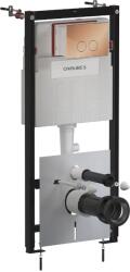 Omnires Eco Flush Set Strongframe + Minimal cadru ascuns cu buton de acționare pentru vas wc suspendat STFWCECO1MRCP (STFWCECO1MRCP)