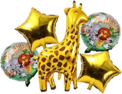 Realne Set Baloane Aniversare Girafă, Animale, 5 buc (RC-K-1880)