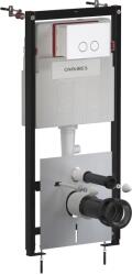 Omnires Flush Set cadru ascuns cu buton de acționare pentru vas wc suspendat STFWC1R45-RWM (STFWC1R45RWM)