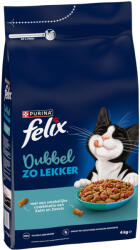 FELIX 2x4kg Felix Duplán finom lazac & tengeri hal száraz macskatáp