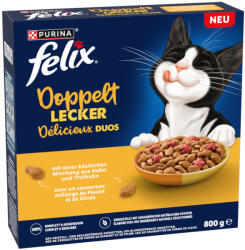FELIX 2x800g Felix Duplán finom csirke & pulyka száraz macskaeledel