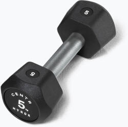 Centr Ganteră Centr Urethane Dumbbell Centr x Hyrox 5 kg black
