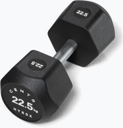 Centr Ganteră Centr Urethane Dumbbell Centr x Hyrox black