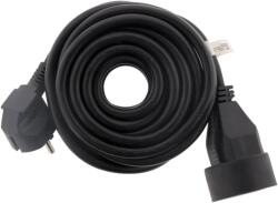 TYPEC Prelungitor Electric Zenitech H05VV-F 16A 230V, Secțiune 3G1.5 mm2, Protecție Copii, Certificare NF, Negru