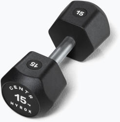 Centr Ganteră Centr Urethane Dumbbell Centr x Hyrox 15 kg black