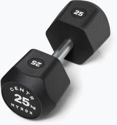 Centr Ganteră Centr Urethane Dumbbell Centr x Hyrox 25 kg black