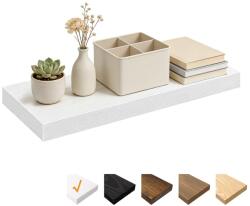 Richer House Fehér Fali Polc, 60 x 23, 5 x 3, 8 cm, MDF Fa Falra Szerelhető Polc, 1 db