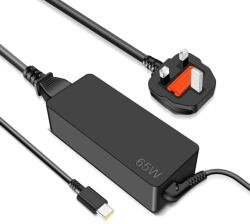 STLIERT 65W USB-C Laptop Töltő Lenovo ThinkPad, Asus Zenbook, Dell Chromebook 3100, HP és Google Laptophoz, Univerzális Type-C Töltő Adapter 3 méteres Tápkábellel