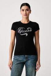 Guess tricou pentru femei din bumbac cu elastan AMALIA 9BY2-TSDZJT_99X (V6BI09.K6276)