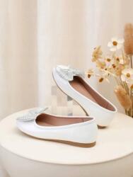 Shein Fehér Balerinacipő Kakarda S06 31