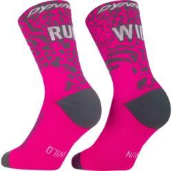 DYNAFIT RUN WILD CREW SK Pink Glo - șosete de alergare