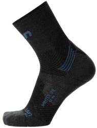 UYN MAN RUN WINTER ONE SOCKS Antracit/albastru - șosete de alergare