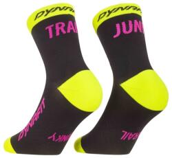 DYNAFIT TRAIL MID SK Black Out Ultra Yellow - șosete de alergare